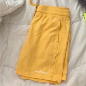 Yellow Aimé Leon Dore Shorts